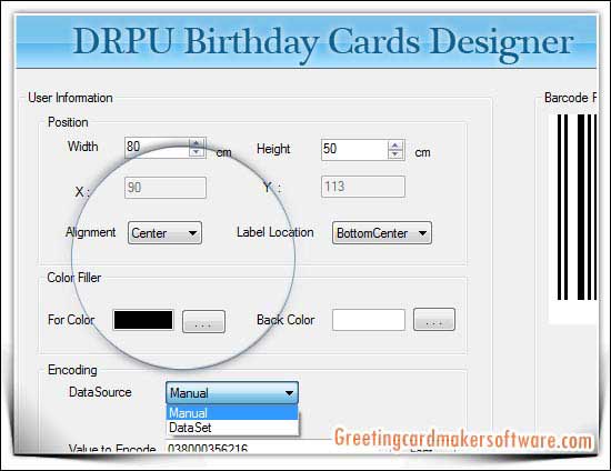 Birth Day Cards Designing Software software