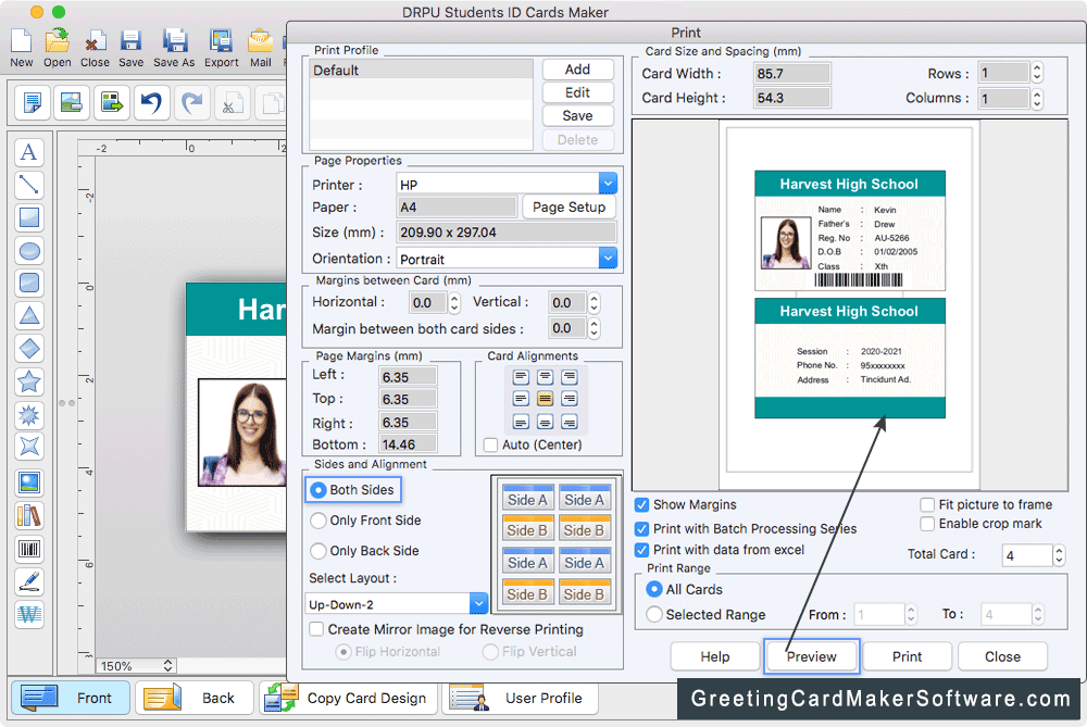 Mac Student ID Cards Maker Software