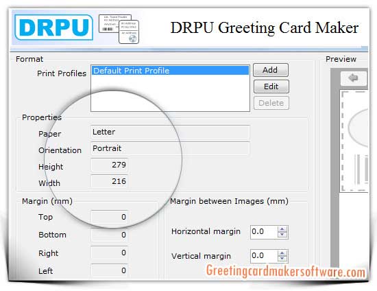 Greeting Card Maker Software screenshot